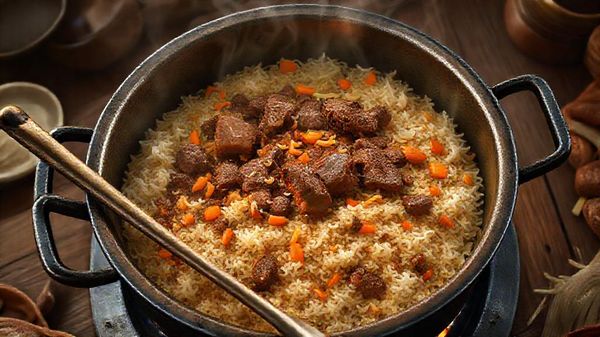 Как приготовить плов в казане на большую компанию: подготовка продуктов, порядок закладки и контроль температуры